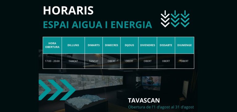 Nou espai visitable a Tavascan: obre portes el museu de l’Aigua i Energia de Tavascan